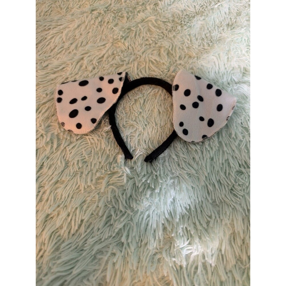 Black Dog Ears Headband Dalmatian, Costume Halloween, Dalmation